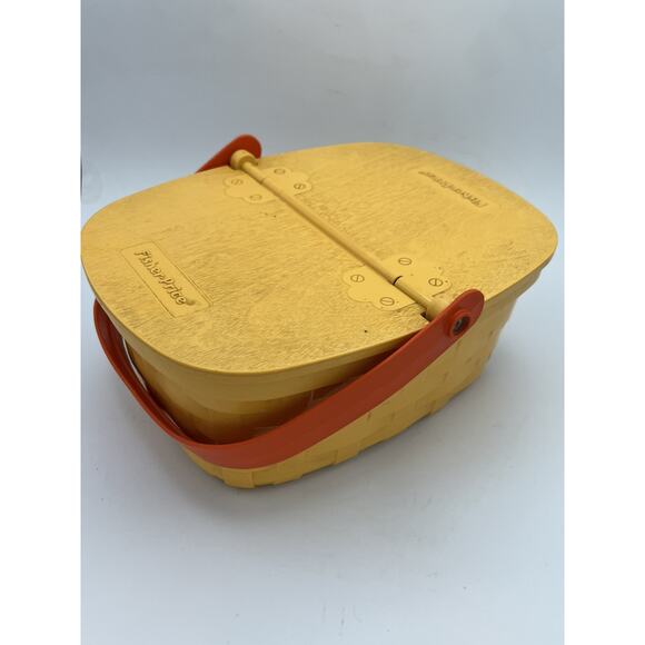 VINTAGE FISHER PRICE 1988 FUN WITH FOOD PICNIC BASKET - Picture 4 of 5